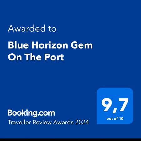 Blue Horizon Gem On The Port Appartement Rafína Buitenkant foto