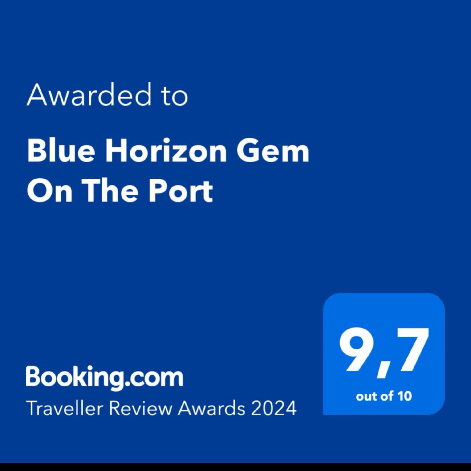 Blue Horizon Gem On The Port Appartement Rafína Buitenkant foto